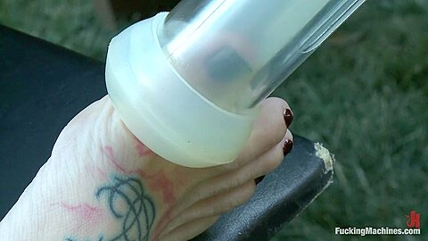 Fabulous fetish, gaping porn clip with crazy pornstars Gia DiMarco and Ashlynn Leigh from Fuckingmachines