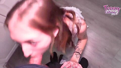 Tattooed Beauty Named Was Creampied By Stepdad Seth Brogan! With Breezy Bri
