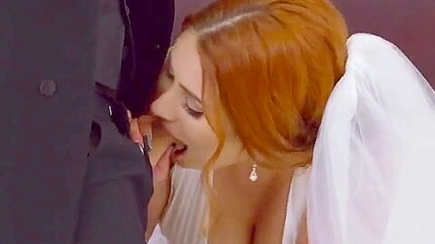 Hot Bride Lennox Luxe Blows Well Hung Best Man