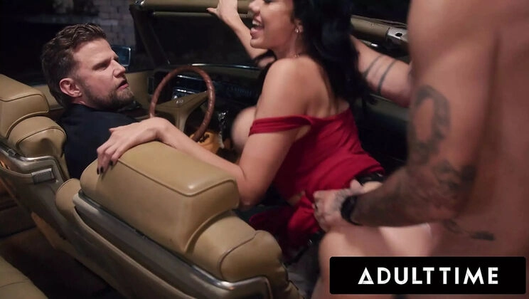Big Titty Slut Little Puck Takes Hardcore Parking Lot Fuck While Cuck Husband Watches - HD Reality Cuckold