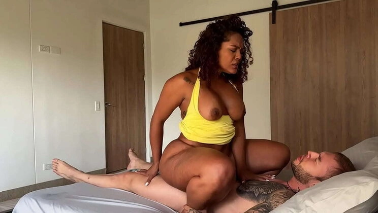 Colombian MILF Carla Morelli Fucks Step Son's Best Friend - Interracial Cuckold Action