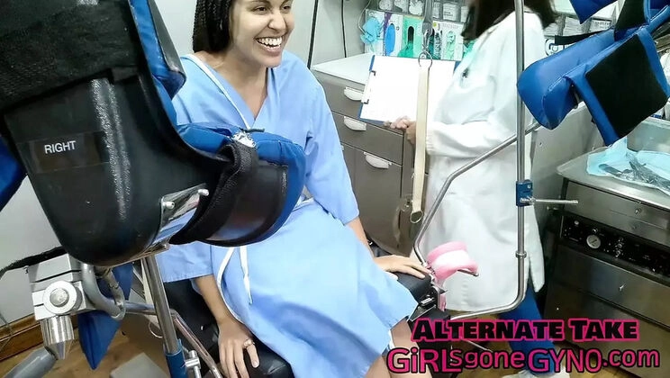 Shy Latina Alix Avery Gets Intense Medical Exam in Hospital Role Play
