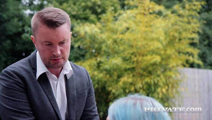 Misha Mayfair debuts in Private with DP in the garden
