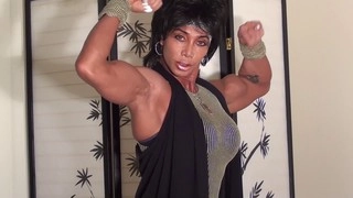 Fbb, female bodybuilder sex, flexing boobs