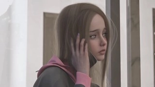Red Lady2K receives a steamy phone call in anime style - Ep 38