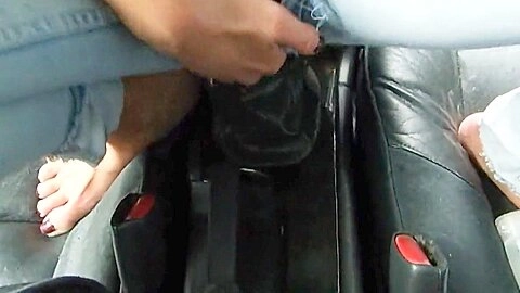 Auto-fick, Schalthebel, Volvo V70, Frauenfick Und Blowjob - Dirty Tina, Candy Samira And Lana Vegas