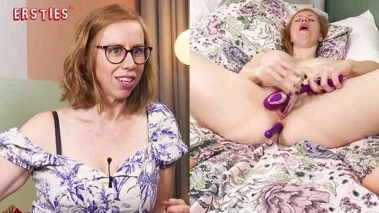 Ramona's Wild Solo Anal Masturbation with Double Penetration - Big Tits Redhead German Amateur