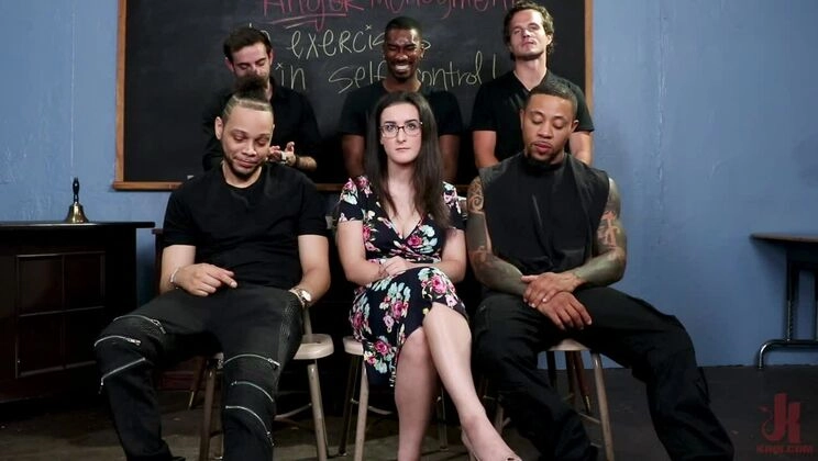 Anger Management: Lyra Lockhart Gets Gangbanged by Her Students