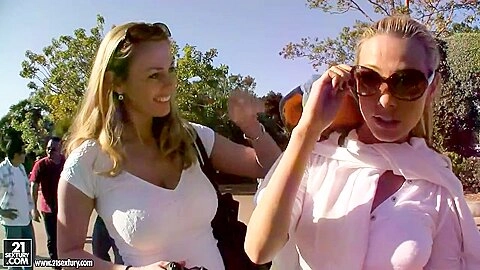 Funny and pretty girls Anita Dark and Blue Angel are talking about sex