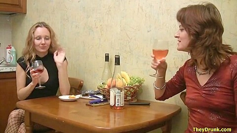 TheyDrunk - Two Girls Drink Wine And Talk