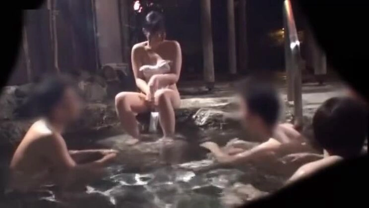 Dazzling breasty asian Hitomi Tanaka in hot fingering porn video in public place