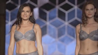 Diana Prince flaunts her Felina lingerie collection on the catwalk