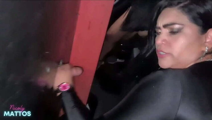 In the Swing House, My Horniness Led Me to GloryHole Fucking with Multiple Strangers, Resulting in a Cummy Pussy