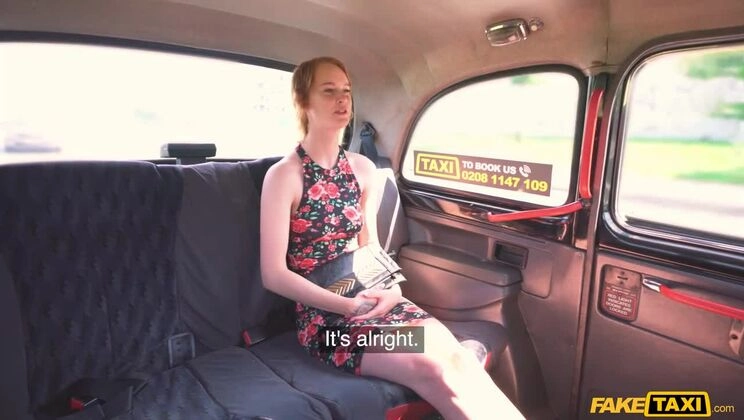 Sexiest Ginger Cab Passenger ever Puts out POV