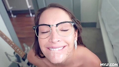 Gets Facial Cum Cleansing After Deepthroating Firm Cock - Katrina Colt And Ike Diezel