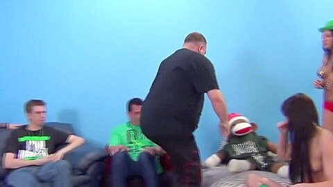 Incredible pornstars Charlyse Angel, Jennifer White and Charity Bangs in exotic blowjob, small tits xxx clip