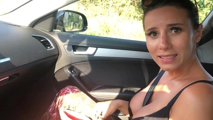 Fake Uber Driver Picks Up Girl for Wild Car BJ - Nelly Kent & Tony Carrera
