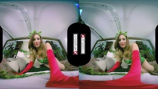 VR CosplayX Dani Jensen as Poison Ivy enjoys a deep ride on a massive cock