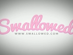 SWALLOWED Ana Foxxx and Chanell Heart blowing fat dick