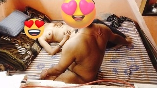 Bhabhi offers her sweet nectar, gets boobs sucked by dear Madhu