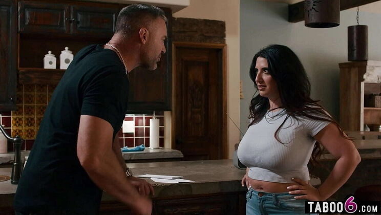 Busty Arab MILF Teacher Gets Naughty with Stepdad - Sarah Arabic & Charles Dera