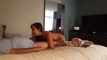 Asian Charmer Christy Love's Hotel Fan Encounter Caught on Spy Cam
