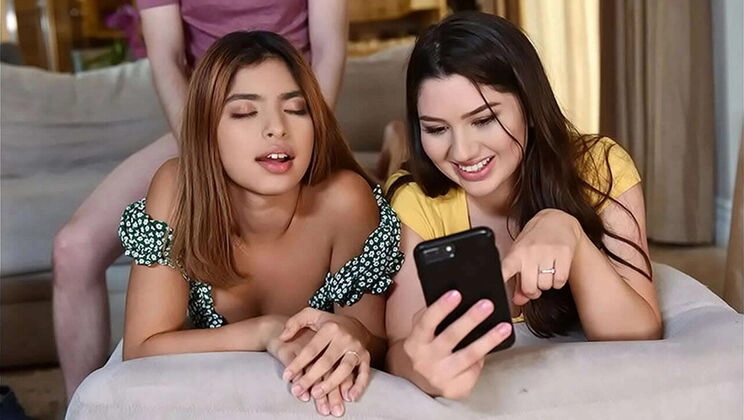 Boyfriend Demands Full Access to Friend for Rent Payment - Alyx Star & Hazel Heart in Hot Free Use Fuck