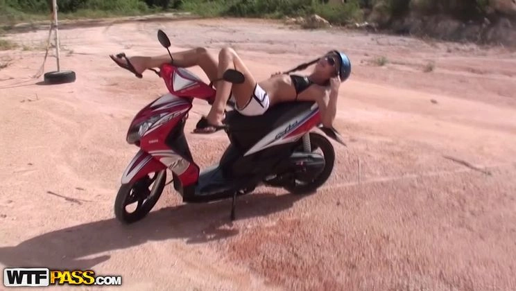 Day 6 - Amateur vacation fuck on a motorbike