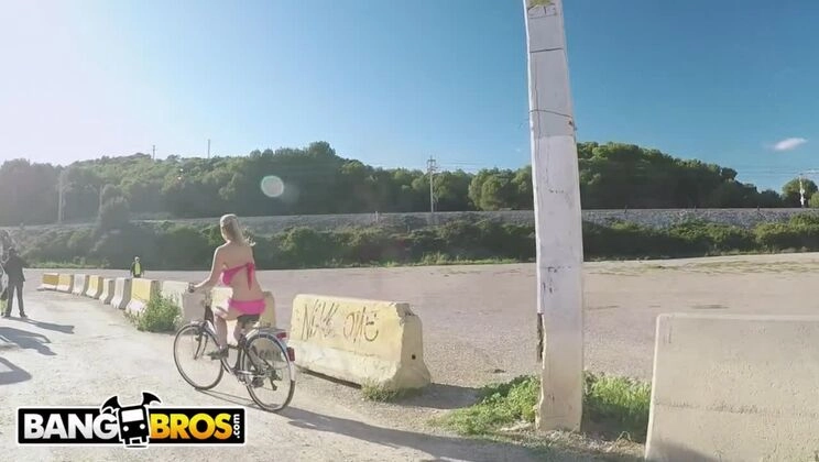 BANGBROS - Busty Babe Katrina Harlova Looks Absolutely Perfect On Wheels