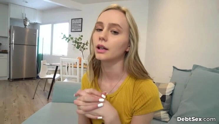 Blonde Teen Escapes Financial Woes with Interracial POV Encounter featuring Tony & Alicia Williams