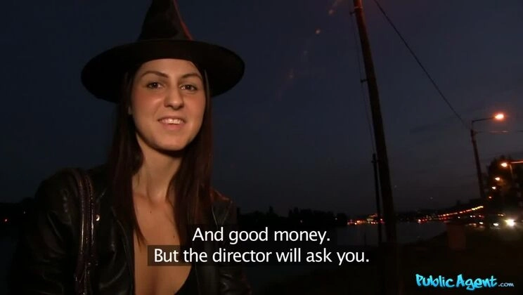 Hot Witch Bends Over for Cash