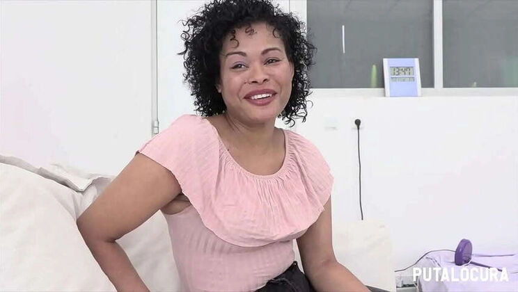 PutaLocura: Naomi Rivas's Debut - Experience the Passion of Dominican Beauty Swallowing Torbe's Load