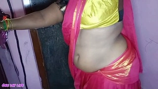 Part 1 of Sensual Tamil Wife's Tongue-Licking, Navel-Play Hookup Adventure