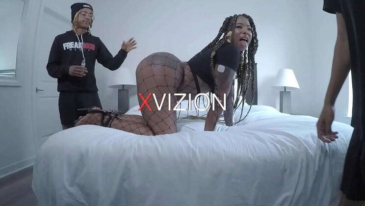 BTS: Gogo Fukme, THEYLOVEFLAXK, & Mickey Mob in a Threesome