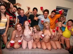 Regulations - College Dorm Room Orgy with Katie King, Hailey Xoxo, Jessica Heart, and More