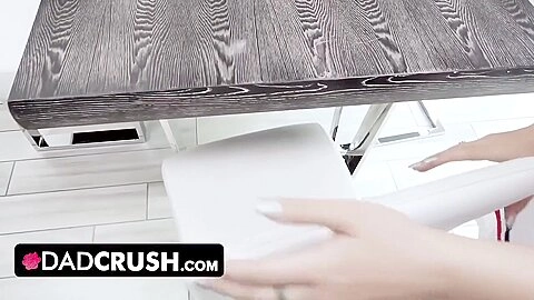 Aria Lee And Dad Crush In Horny Step Dad Bends Over His Step Daughter And Sticks His Thick Cock Inside Her