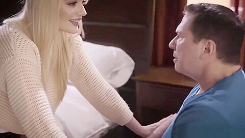 Step daddy John Strong almost caught by Kenna James