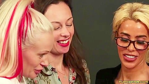 Abigail Angel, Alice Judge And Cindy Sun Cfnm Porn