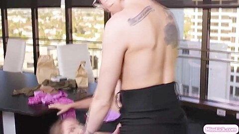 Spencer Bradley, Kenzie Taylor And Victoria Voxxx In Perks Of Working For Me Is To Fuck Me