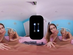 BaDoinkVR Jill Kassidy and Kiara Cole Need Big Cock For Their Game