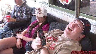 Amy holds her own during a wild threesome in FHFF with Trisha Rey and Tatiana Brown!