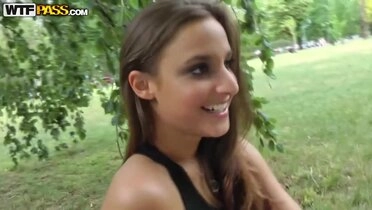 Naked Teen Amirah Adara on Budapest Streets - Facial & Striptease