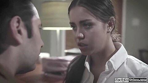 Guidance Counselor Asslicks And Fucks A Busty Latina student 18+ With Tommy Pistol And Alina Lopez