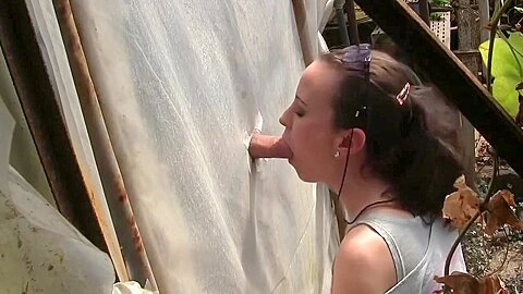 GLORYHOLE BY BJ QUEEN SYLVIA CHRYSTALL. GREENHOUSE EFFECT HD.