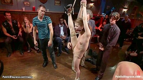 Bound Slave Gangbanged In Public With Princess Donna, Mark Davis And Sensi Pearl
