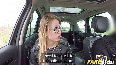 Vera Wonder In Unregistered Driver Creampied by Cop