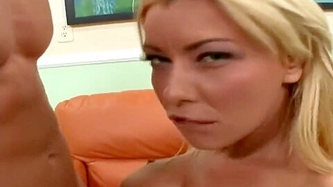 Aletta Blue Is A Hot Blonde With A Huge Pair Of Home Grown Boobs That She Rubs While Sucking On Her Vibrating Dildo - Teaser Video