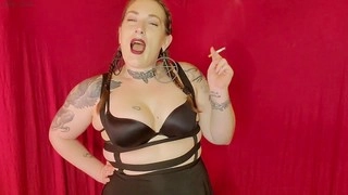 Smoking femdom, ass fettish, weibliche dominanz