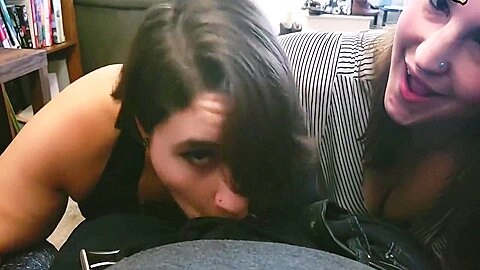 I Got Caught Playing With Hubby While Over At Paige Steeles For Dinner...so She Decided To Join In On The Appetizer! Clip 1 6 Min