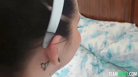 Inked Brunette Princess Lily Shagged By Long-haired Dude - David Lee And Lily Thot